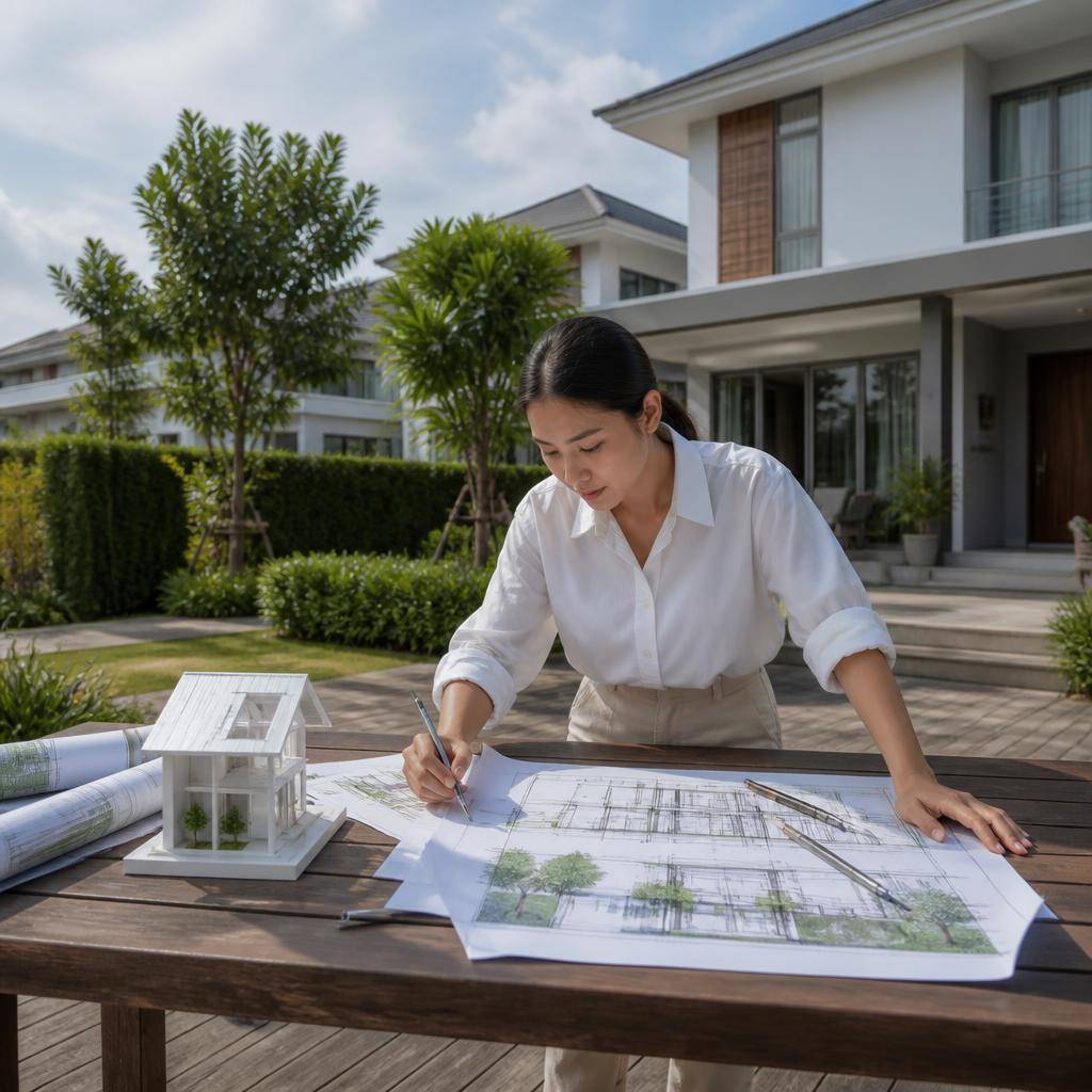 ออกแบบบ้าน Net Zero ให้ลดค่าไฟได้จริงตั้งแต่เดือนแรกที่เข้าอยู่ด้วยเทคนิคการวางทิศทางลม